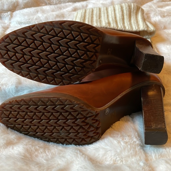 MICHAEL KORS LEATHER KNIT SWEATER MID CALF BOOTS - Picture 13 of 15